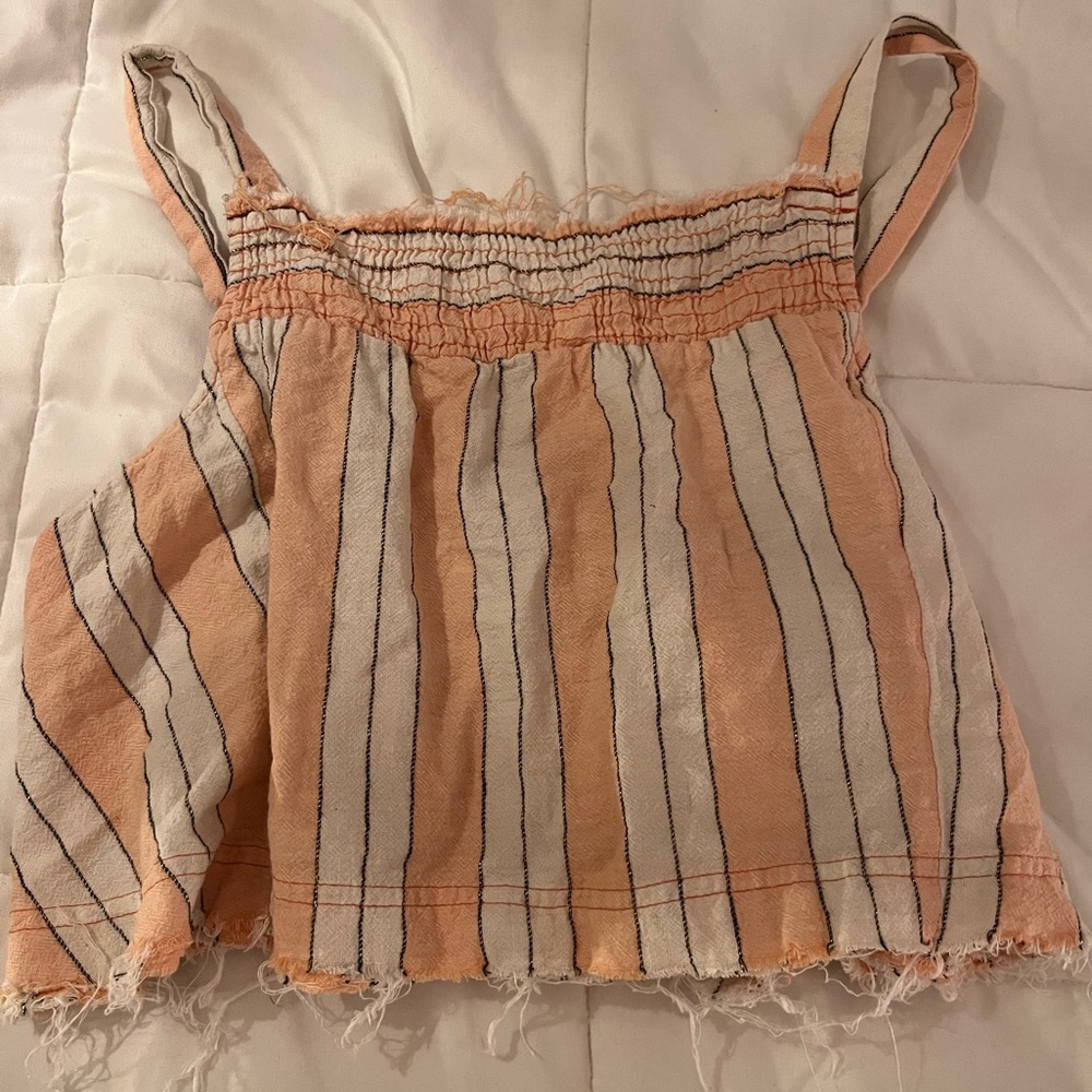 Free People Loose Striped Top